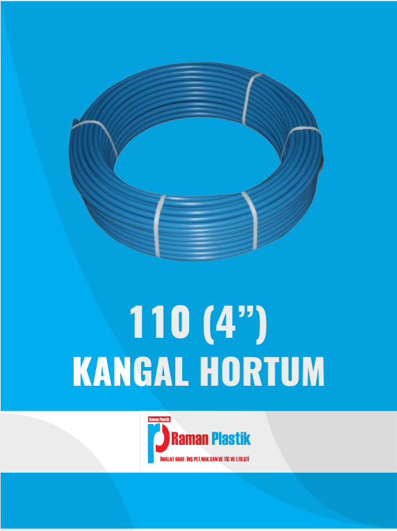 110 (4″)  Kangal Hortum mavi