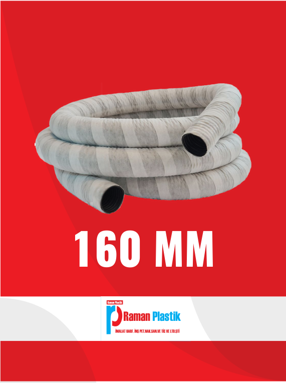 160 MM GEOTEKSTİL DRENAJ BORU 