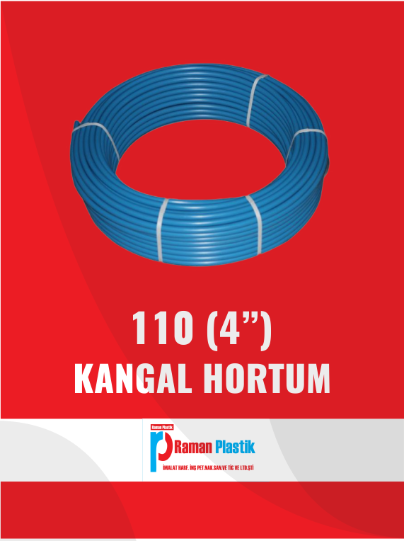 110 (4″)  Kangal Hortum mavi