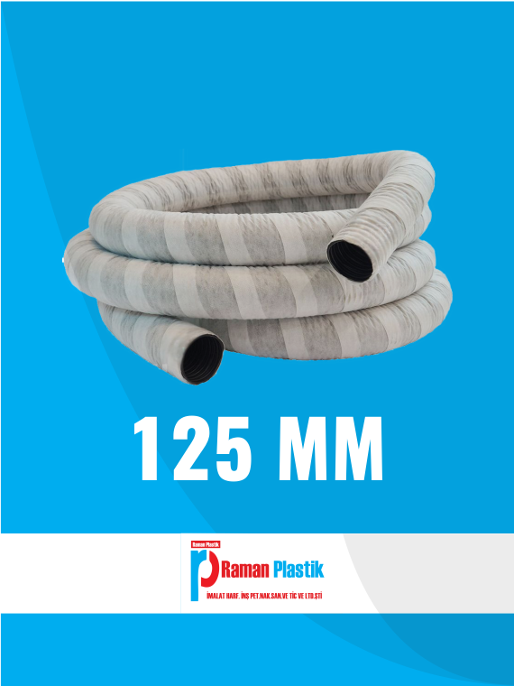 125 MM GEOTEKSTİL DRENAJ BORU