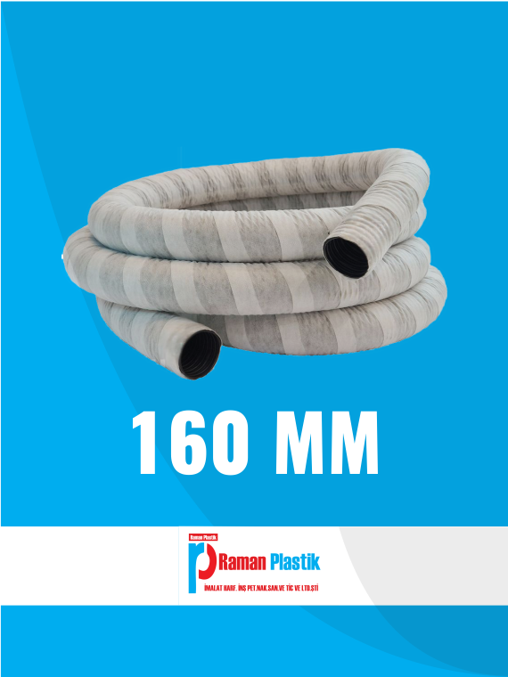 160 MM GEOTEKSTİL DRENAJ BORU 