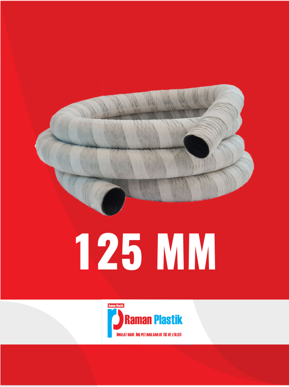 125 MM GEOTEKSTİL DRENAJ BORU
